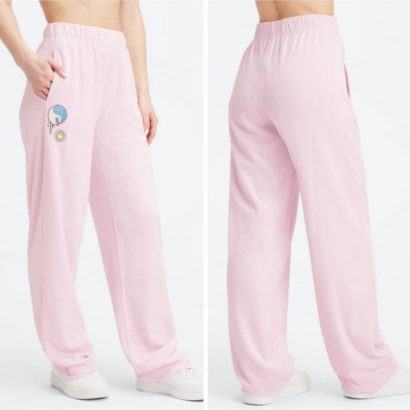 Fabletics Pants - Fabletics Towel Terry Wide Leg Sweatpants Small